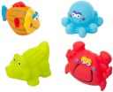 ИГРУШКИ ДЛЯ ВАННЫ МОРСКИЕ ЖИВОТНЫЕ AKUKU 4 шт.