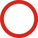 Дорожный знак запрета движения Б-1 Б1 тип I 600мм