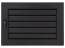 Krbová mriežka KRVZ 240x170 mm s žalúziou čierna VENTLAB Značka Ventlab
