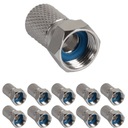 РАЗЪЕМ F 7,2мм RG-6 TRISET-113 СИГНАЛЬНЫЙ 10шт.