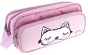 Пенал с тремя отделениями PINK CAT KITTEN