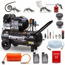 КОМПРЕССОР 50Л 2 ПОРШНЯ 3КВТ КОМПРЕССОР 8в1 комплект