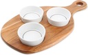 ЧАШКИ ДЛЯ ЗАКУСОК Набор с доской ТАПАС