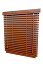 ŻALUZJE ORZECH ROLETY DREWNIANE 25MM 70x90