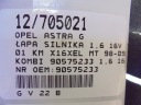 OPEL ASTRA II G POIGNÉE MOTEUR 90575233 1,6 16Vphoto 7