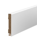 ДЕКОРАТИВНАЯ НАПОЛЬНАЯ ПЛАНКА МДФ БЕЛАЯ 60x12 мм Плинтус