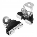 FASTENERS DO FASTENERS HEADLIGHTS BRACKET LIGHTING LED HOOD CAR 2 PCS  photo 9