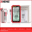 ANENG 620A cyfrowy inteligentny multimetr tranzystor tester 6000 liczy True