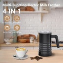 NEKIT Elektrický napeňovač mlieka Ohrievač Latte 4v1 Black Model NET5801