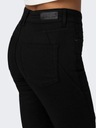 Dámske džínsové nohavice ONLY čierne M/32 Zapínanie zips