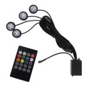 ОСВІТЛЕННЯ OTOCZENIA NA НОГИ WE WNETRZU АВТОМОБІЛЯ RGB 7 КОЛЬОРІВ E6  фото 8