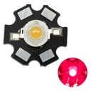 Epistar Deep Red LED 660нм 3Вт Темно-красный