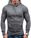 Классическая мужская толстовка с тепловым капюшоном