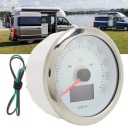 ІНДИКАТОР СПІДОМЕТР GPS 85MM 7 КОЛЬОРІВ ПІДСВІТКА DO KAMPER, ЛОДЗЬ  (17545632610) фото min 7
