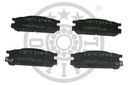 OPTIMAL BP-09687 SET PADS HAMULCOWYCH, BRAKES TARCZOWE 