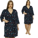 ЖЕНСКИЙ ХЛАБАТ БОЛЬШОГО РАЗМЕРА ИЗ ТОНКОГО ХЛОПКА