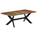 Stół jadalniany, 200x100x75 cm, lite drewno z od Kolor blatu akacja