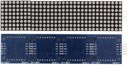 8x32 светодиодный матричный модуль AVR MAX7219 Синий Arduino