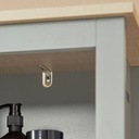 SoBuy BZR68-HG Kúpeľňová vysoká skrinka Kúpeľňový nábytok Vysoká skrinka Výška nábytku 169 cm