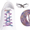 Sznurówki bez wiązania dla dzieci dorosłych tęcza