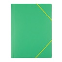 ПЛАСТИКОВАЯ ПАПКА A4 D.RECT ​​С ЛАСТИКОМ, СИЛА ЗЕЛЕНАЯ