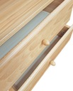 Nočný stolík bukový drevený so zásuvkami nočný stolík 50x 33 x60 cm Hĺbka nábytku 33 cm