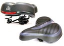 Пружинное седло Jet Selle CITY с отражателем СЕРОГО цвета