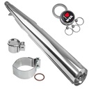 ГЛУШИТЕЛЬ ХРОМИРОВАННЫЙ, КОЛЕНЧАТЫЙ ЗАЖИМ, WSK 175 KOBUZ PERKOZ