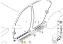 SEUILS PORTES CONDUCTEUR NOIR GAUCHE AVANT BMW E39 51478178119photo 11