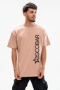 Koszulka Oversize Męska Escobar Sideline Brąz XL