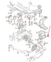 AUDI A3 8L GAUCHE SUPPORT BOÎTE DE VITESSES 1J0199555AJ ORIGINALphoto 8