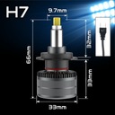 LUCES DIODO LUMINOSO LED H7 XSTORM 150W 360° 24000LM POTENCIA DO LENTES RETROFIT DE VIAJE 