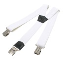 БРЮКИ МУЖСКИЕ - БЕЛЫЕ 4 СМ