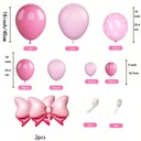 ВОЗДУШНЫЕ ШАРИКИ НА ДЕНЬ РОЖДЕНИЯ ГИРЛЯНД С РОЗОВЫМ БАНТОМ ДЕНЬ РОЖДЕНИЯ ДЛЯ РЕБЕНКА ОДНОГО ГОДА