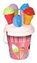 Набор песка Формы для мороженого Ведро для песочницы с формами LT