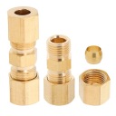 2 SZT. BRASS CONNECTOR KOMPRESJI DO WIRES BRAKING GOLDEN  photo 6
