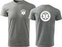 Fyzioterapeut Pánske tričko pre fyzioterapeuta s eskulapom S Dominujúci vzor print (potlač)