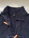 George pánsky pletený sveter tmavomodrý Navy zips golf M/L Veľkosť M/L