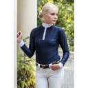 БАЗОВАЯ ФУТБОЛКА ДЛЯ СОРЕВНОВАНИЙ С ДЛИННЫМ РУКАВОМ ТЕМНО-СИНЯЯ Размер: 40