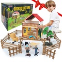 БОЛЬШОЙ НАБОР XXL ФЕРМА ФЕРМЕР ЭКОНОМКА ФЕРМА ЖИВОТНЫЕ