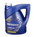 Масло Mannol Defender полусинтетическое 5 л 10W-40 + профессиональный ополаскиватель