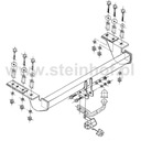 BARRA DE REMOLQUE GANCHO DE REMOLQUE (BEZ WIAZKI), OPEL ASTRA H 3D/5D 04> 