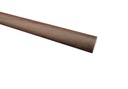 Четверть круглая ТЕМНЫЙ ОРЕХ ПВХ, длина 200 см, ширина 13 мм