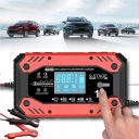 АВТОМАТИЧНИЙ СМАРТ ЗАРЯДНИЙ ПРИСТРІЙ ЗАРЯДНИЙ ПРИСТРІЙ АКУМУЛЯТОРА LCD 24V 12V 10A  (18171877210) фото min 14