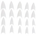 БОЛЬНИЧНЫЕ НОГТИ СРЕДНЕЙ ДЛИНЫ С КЛЕЙКОМ 500