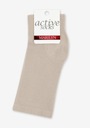 Ponožky dámske bavlnené hladké béžové poľské active Forte 58 Marilyn EAN (GTIN) 5905168012122