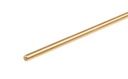 Pręt mosiężny wałek fi 4mm x 1mb | 100cm