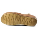 Hnedé Sandále Wasak Módne Pohodlné Topánky Materiál vložky pravá koža