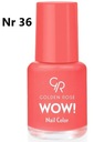 Краска для ногтей Golden Rose Wow 6 мл 36