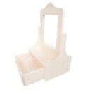 Туалетный столик WOODEN COSMETIC с зеркалом и ящиком - Ваш уголок